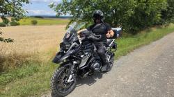 Husky Mersa M black pánské merino triko