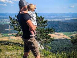 Husky Mersa M black pánské merino triko