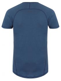 Husky Mersa M blue pánské merino triko