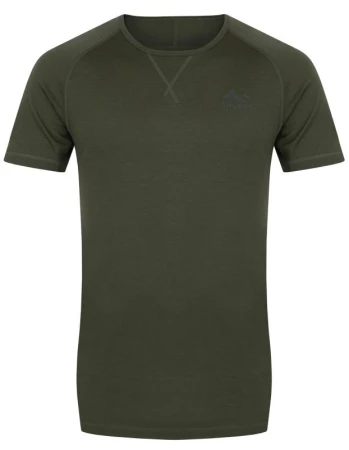 Husky Mersa M green pánské merino triko