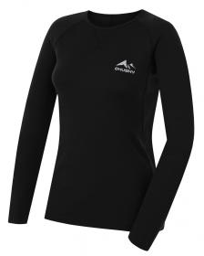 Husky Mertee L black dámské merino tričko