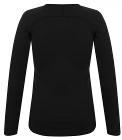 Husky Mertee L black dámské merino tričko