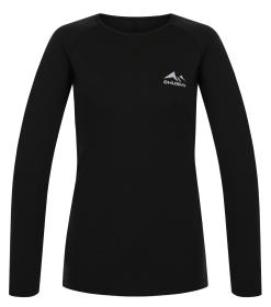 Husky Mertee L black dámské merino tričko