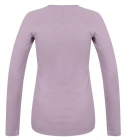 Husky Mertee L light purple dámské merino tričko