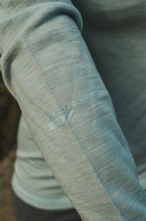 Husky Merow Zip L faded mint merino termoprádlo triko POUZE M (VÝPRODEJ)