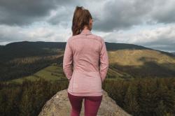 Husky Merow Zip L faded mint merino termoprádlo triko POUZE M (VÝPRODEJ)