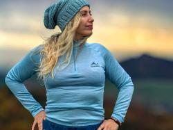 Husky Merow Zip L faded mint merino termoprádlo triko POUZE M (VÝPRODEJ)