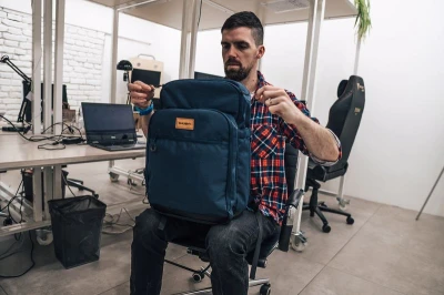 Husky Office Sofer 30l khaki batoh