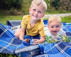 Husky Springie blue outdoorová láhev