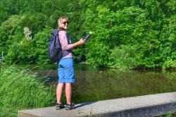 Husky Springler modrá outdoorová láhev