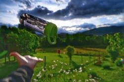 Husky Outdoorová láhev Springler zelená