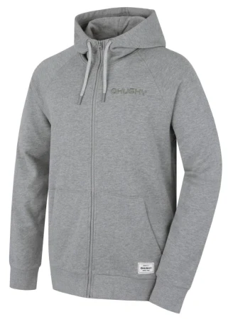 Husky Brool M grey pánská bavlněná mikina Husky Brool M grey pánská bavlněná mikina