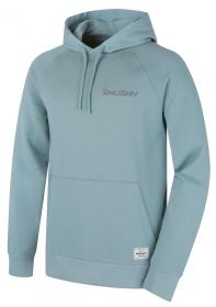 Husky Buggy M faded mint pánská bavlněná mikina