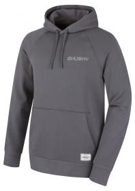 Husky Buggy M grey pánská bavlněná mikina