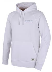 Husky Buggy M white pánská bavlněná mikina