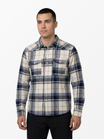 Husky Gaia M blue pánská flanelová košile