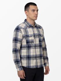 Husky Gaia M blue pánská flanelová košile