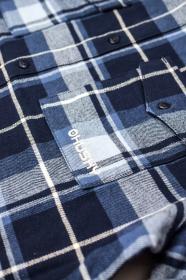 Husky Gaia M dark blue pánská flanelová košile
