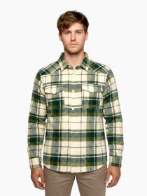 Husky Gaia M green pánská flanelová košile