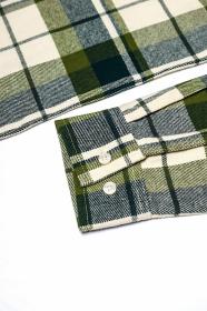 Husky Gaia M green pánská flanelová košile