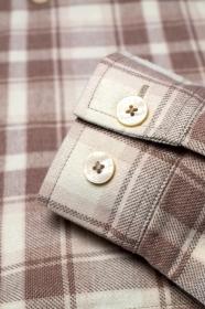 Husky Givi M beige pánská flanelová košile