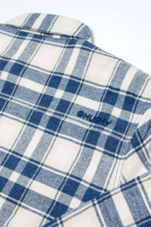 Husky Givi M blue pánská flanelová košile