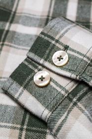 Husky Givi M green pánská flanelová košile