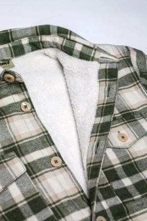 Husky Givi M green pánská flanelová košile