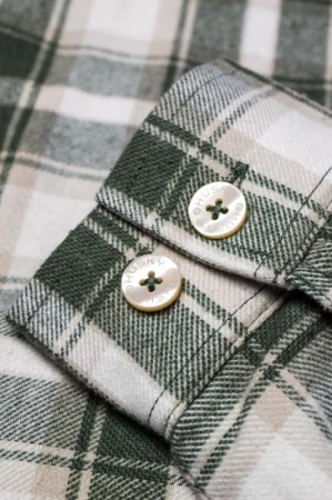 Husky Givi M green pánská flanelová košile