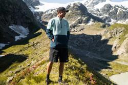 Husky Addy M beige pánská fleecová mikina