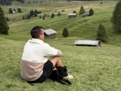 Husky Addy M beige pánská fleecová mikina