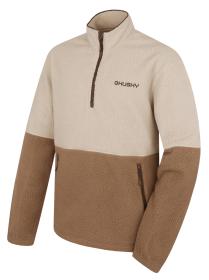 Husky Addy M beige pánská fleecová mikina