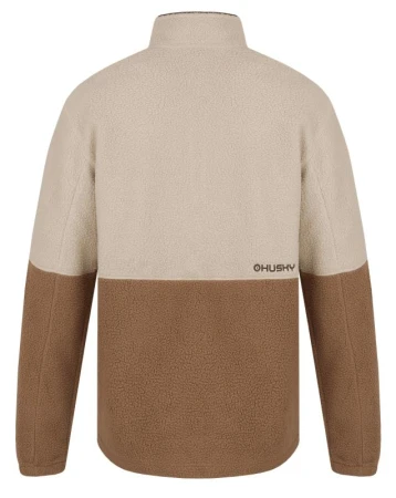 Husky Addy M beige pánská fleecová mikina