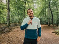 Husky Addy M black pánská fleecová mikina