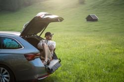 Husky Addy M black pánská fleecová mikina