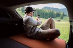 Husky Addy M black pánská fleecová mikina