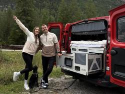 Husky Addy M black pánská fleecová mikina