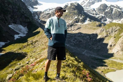 Husky Addy M black pánská fleecová mikina