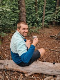 Husky Addy M mint/blue pánská fleecová mikina