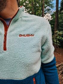 Husky Addy M mint/blue pánská fleecová mikina