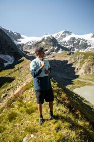 Husky Addy M mint/blue pánská fleecová mikina