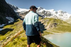 Husky Addy M mint/blue pánská fleecová mikina