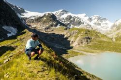 Husky Addy M mint/blue pánská fleecová mikina