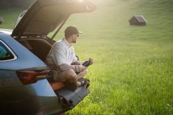 Husky Addy M mint/blue pánská fleecová mikina