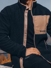 Husky Addy Zip M dark blue pánská fleecová mikina