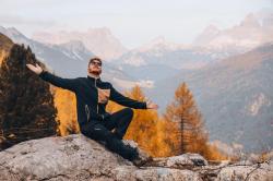 Husky Addy Zip M faded green pánská fleecová mikina