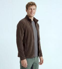 Husky Aflee M brown pánská fleecová mikina