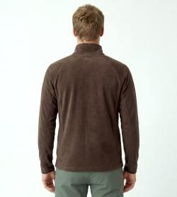 Husky Aflee M brown pánská fleecová mikina