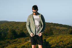 Husky Aflee M green pánská fleecová mikina