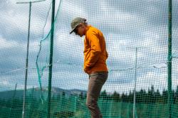 Husky Aflee M mustard pánská fleecová mikina